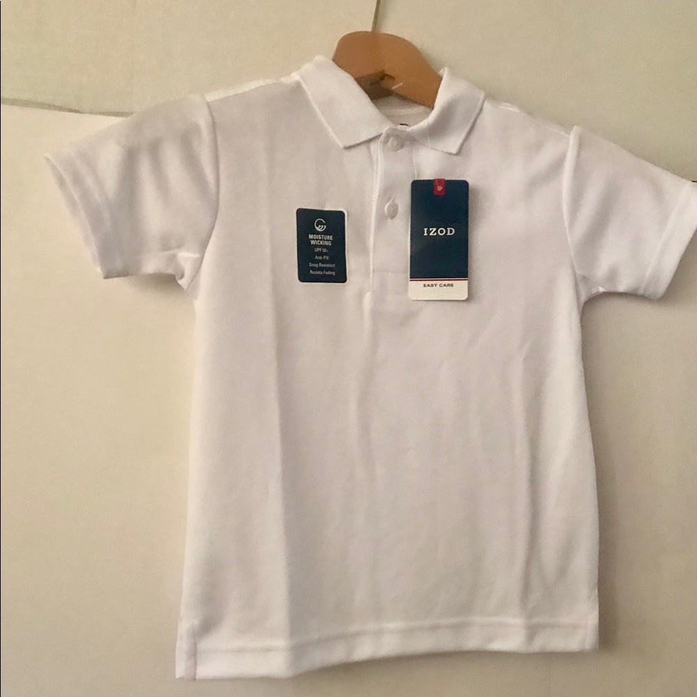 New Boys Izod Shirt M size 5 made in Vietnam - Picture 4 of 14